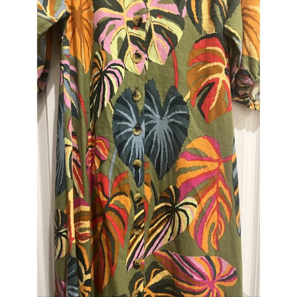 Farm Rio Maxi Floral Maxi Dress XS - Picture 2 of 12